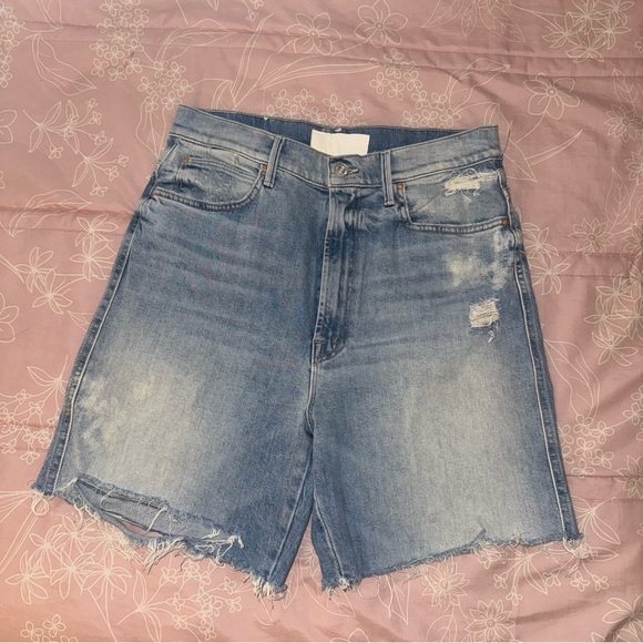 Mother Superior High Waisted Smokin Short Fray Resting Beach Face Size 31 - Picture 4 of 9